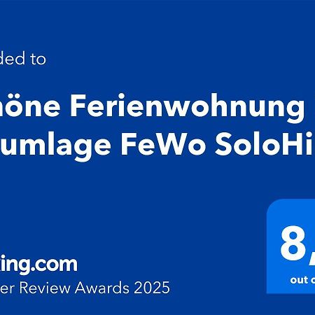 Schoene Ferienwohnung In Traumlage Fewo Solohike ゼーリスベルク エクステリア 写真